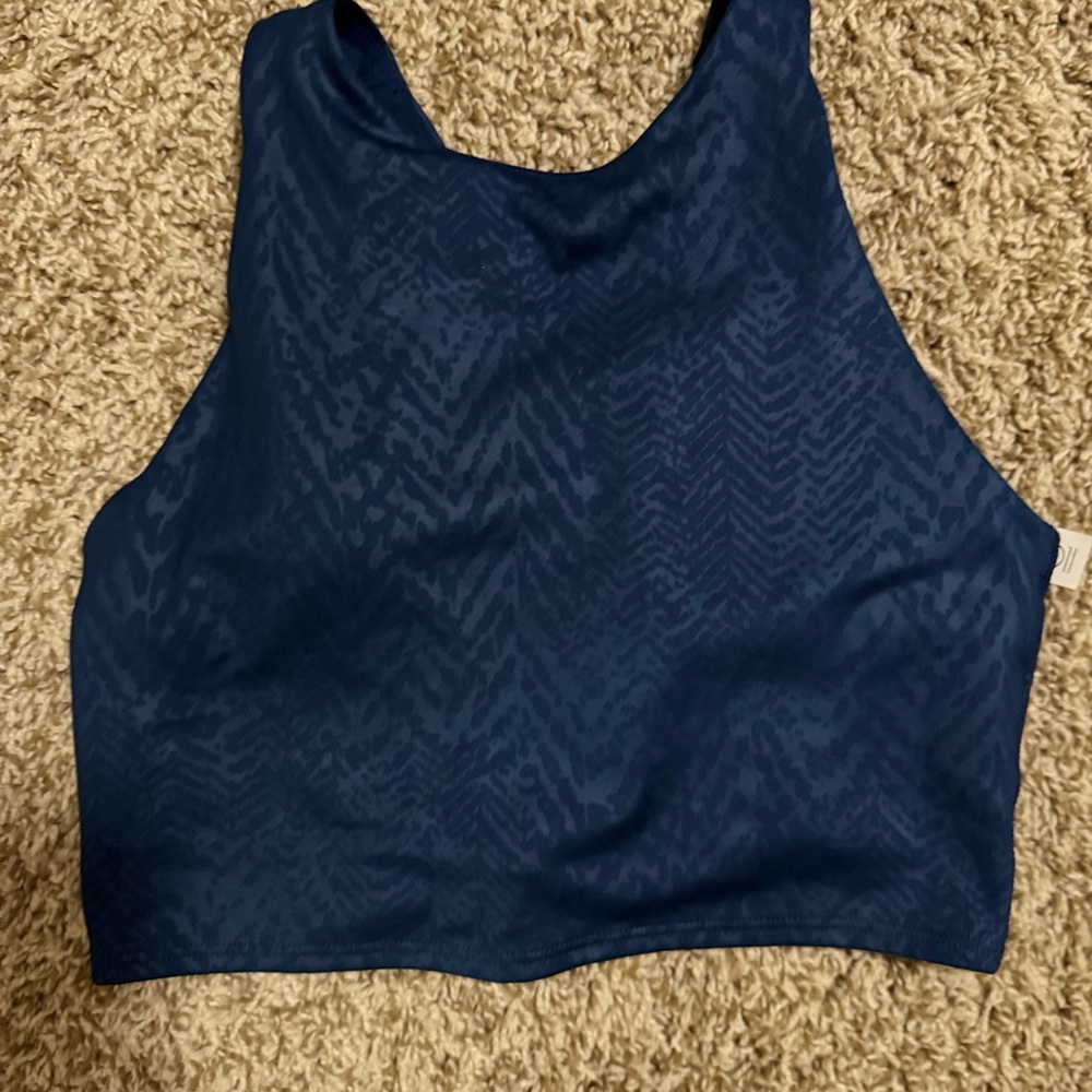 Athleta Navy Blue Activewear Top